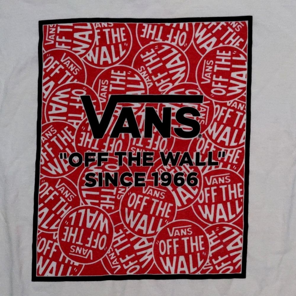 VANS Off The Wall Red Logo T-shirt